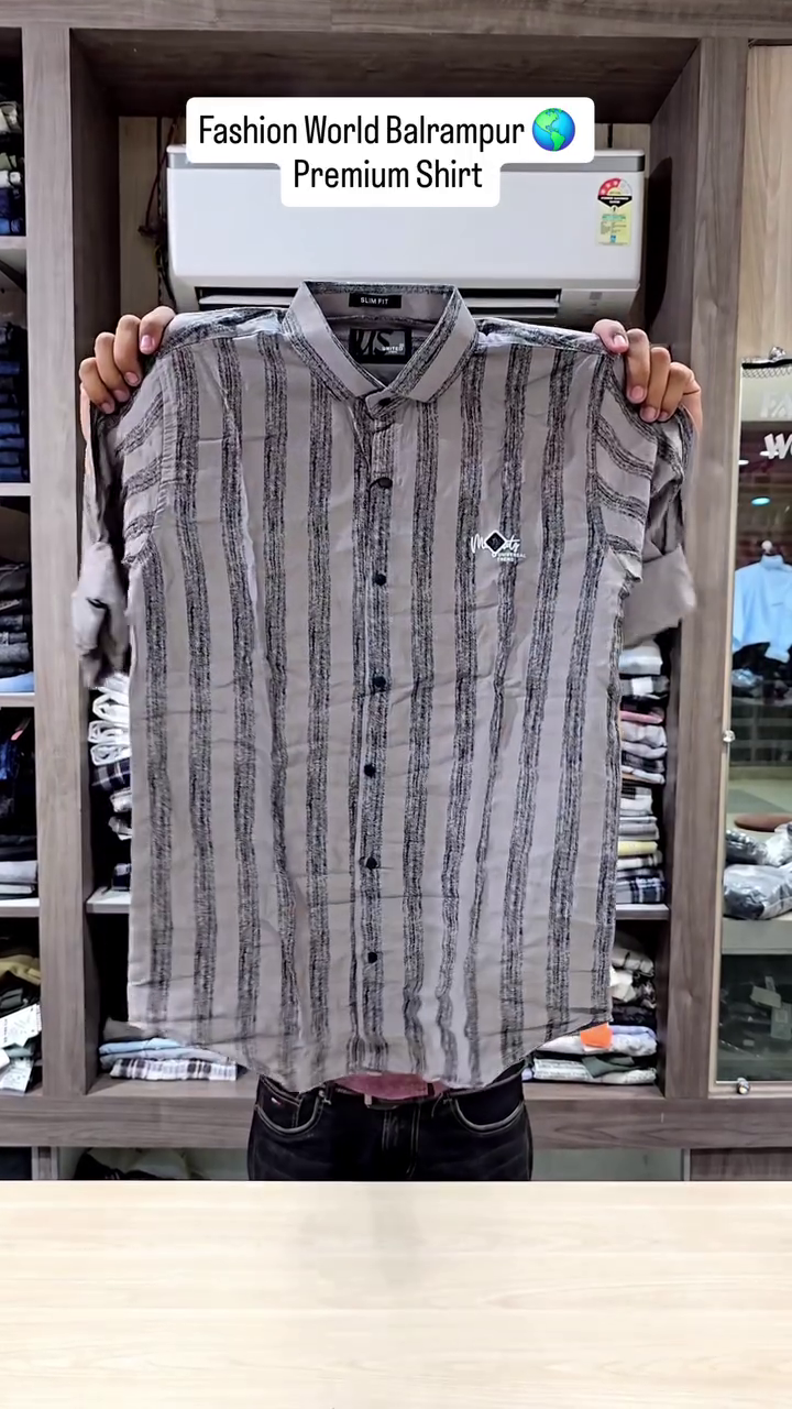 Premium Summer Comfort Men’s Stripe Linen Shirt