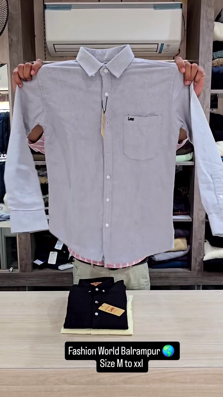 Classic Minimal Style Men’s Plain Solid Shirt