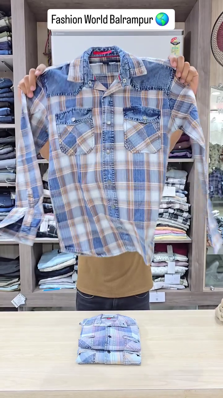 Men’s Stylish Checked Shirt